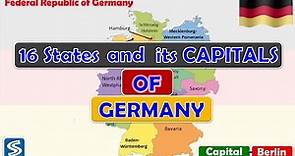 German list of state and Capitals || States in German and its Capital