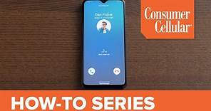 Samsung Galaxy A20: Receiving Calls (6 of 16) | Consumer Cellular