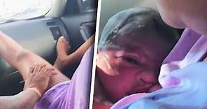 Woman Delivers Baby in Car With 3 Kids in Back Seat