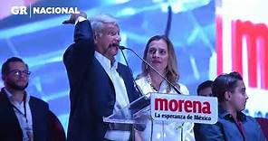 Discurso completo de AMLO tras ganar la elección Zócalo | 2 de julio de 2018