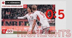 HIGHLIGHTS | 1.FC Nürnberg vs. Fortuna Düsseldorf 0:5 | Eiskalter Kantersieg