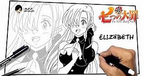 How to draw Elizabeth from Seven Deadly Sins