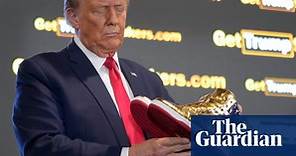 Trump launches $399 gold ‘Never Surrender’ sneakers after court ruling