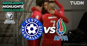 Estonia vs Azerbaiyán - HIGHLIGHTS | UEFA Qualifiers 2023 | TUDN
