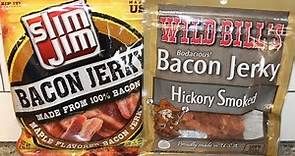 Slim Jim Bacon Jerky & Wild Bill’s Bodacious Bacon Jerky Review