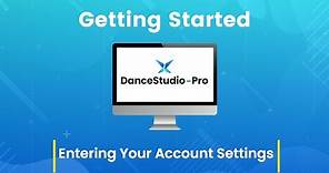 DanceStudio-Pro: Entering Your Account Settings