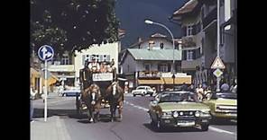 Garmisch-Partenkirchen 1975 archive footage