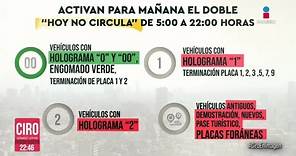 Se activa doble “Hoy No Circula” para este jueves 7 de marzo | Ciro Gómez Leyva