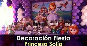 Decoracion Fiesta Princesa Sofia