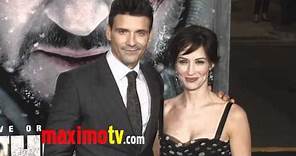 Frank Grillo and Wendy Moniz at THE GREY Premiere Arrivals