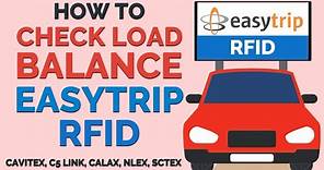 Easytrip RFID: Balance Inquiry with and without an APP (WORKAROUND)