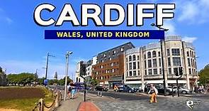 Cardiff, Wales [Full Video] - Cardiff City Centre Walking Tour Summer 2023