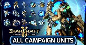 Starcraft 2: Legacy of the Void ► ALL CAMPAIGN Unit Variants Guide - Protoss Factions