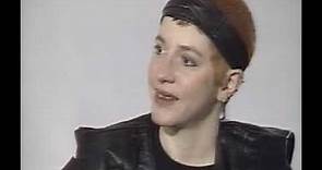 Kathy Acker at the ICA, 1986