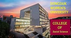Introducing Dongduk Women's University (College of Social science)