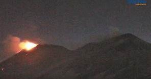 Live Webcam from Volcano Etna | Night Eruption | Live Cameras from the world