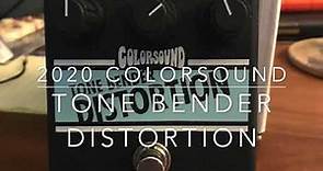 2020 Colorsound Tone Bender Distortion