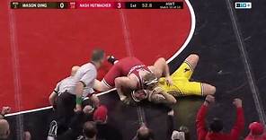 Don't Poke the Bear | Nash Hutmacher PINS opponent in first match with Husker Wrestling