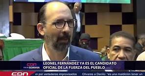 Leonel Fernández ya es el candidato oficial de la Fuerza del Pueblo