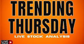 🔴[LIVE] DOW, All Time High! Hot Stock Picks! - Trending Thursday LIVE Stock Analysis! | VectorVest