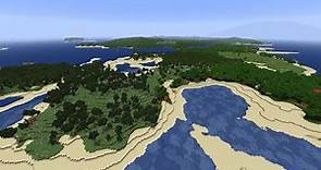 Minecraft Distant Horizons Mod Showcase with Terraforged (256 Render Distance) | 1440p 60 FPS