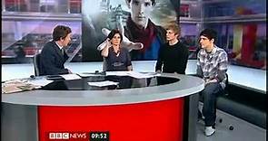 Bradley James And Colin Morgan Interview On BBC Breakfast