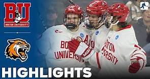 Boston University vs RIT | NCAA College Hockey | Highlights - March 28, 2024