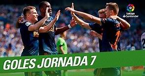Todos los goles de la Jornada 07 de LaLiga Santander 2018/2019