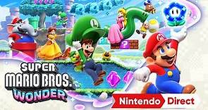 Super Mario Bros. Wonder sbarcherà su Nintendo Switch il 20 ottobre!