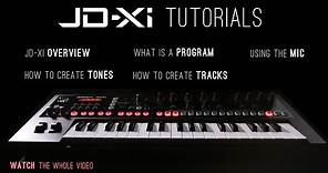 Roland JD-Xi Analog Digital Synthesizer Tutorials