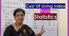 12. "Cost of Living Index" From Index Numbers in Statistics
