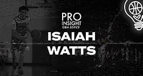 Isaiah Watts Interview | 2022 #Elite48 | 03.19.22