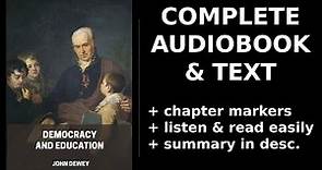 Democracy and Education (2/2) 🌟 By John Dewey. FULL Audiobook