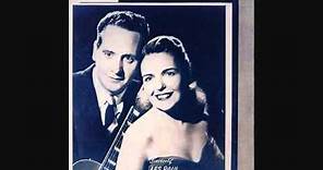 Les Paul and Mary Ford - I'm a Fool to Care (1954)