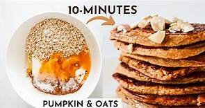 Oatmeal Pumpkin Pancakes Recipe | Healthy Breakfast Idea