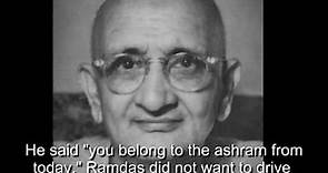 Swami Ramdas talks about his sadhana and about Ramnam