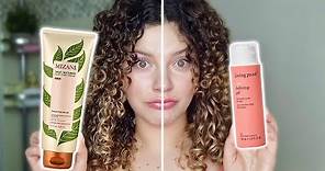 HIGH-END SALON CURLY HAIR PRODUCT BATTLE & REVIEW | Living Proof vs Mizani