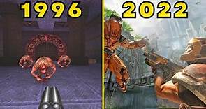 Evolution of Quake Games 1996-2022