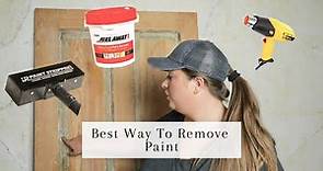 Best Way To Remove Paint | IR Paint Stripper | Heat Gun | Peel Away Paint Stripper