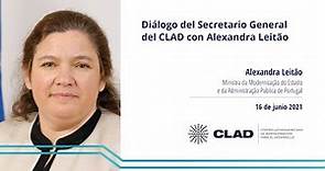 #WebinarCLAD Diálogo del Secretario General del CLAD con Alexandra Leitão