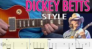Dickey Betts style lead - Major Pentatonic Scale - EP404