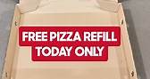 Pizza Hut - 🚨 TODAY IS THE DAY 🚨 Pizza Refill, bring in...