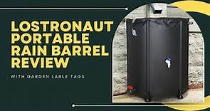LOSTRONAUT Portable Collapsible Rain Barrel Water Tank Review 🌧️