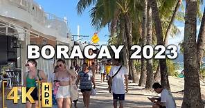 2023 Walking Tour of BORACAY! | Full Tour from Station 3 to 1 | 4K HDR | Philippines
