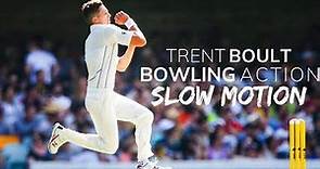Trent Boult Bowling Action Slow-Motion