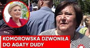 Anna Komorowska zadzwoniła do Agaty Dudy. Nie takiej reakcji się spodziewała