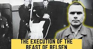 The Execution Of The Beast Of Belsen - Josef Kramer