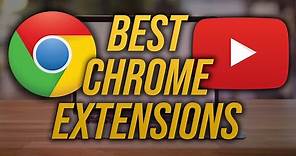 The BEST Chrome Extensions For YouTube! (2020)