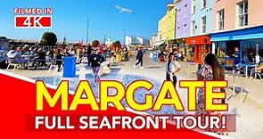 MARGATE | Full seafront tour of Margate Kent England | A UK Walk filmed in 4K