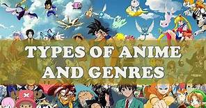 Types And Genres Of Anime Explained